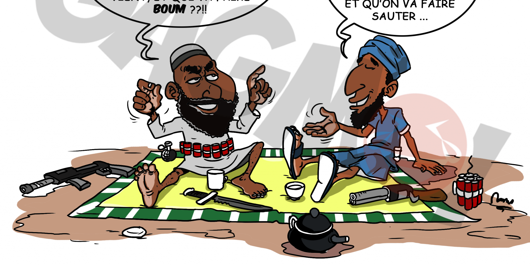 charade de terroriste